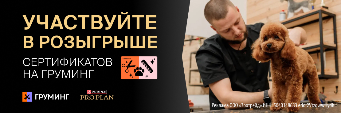 Участвуйте в розыгрыше сертификатов на груминг